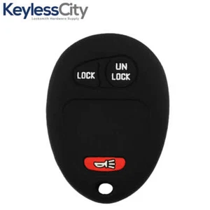 2001-2012 Chevrolet GMC Hummer Isuzu / 3-Button Remote Keyless Entry Key Silicon - Picture 1 of 4