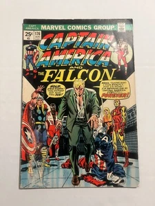 CAPTAIN AMERICA #176 STEVE ROGERS RESIGNS AS CAPTAIN AMERICA ORIGIN RETOLD 1974 - Picture 1 of 6