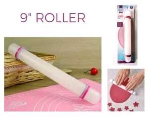 Artskills Fondant Nudelholz Roller Stick 9" kleine Kinder mit Führungsringen Backen - Bild 1 von 11