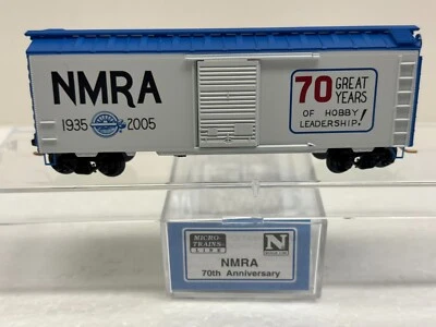 N Scale Micro Trains MTL Special Run 05-68 NMRA 70th Anniversary Box Car - Image 1 of 4