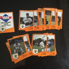 1989 Augusta Pirates (Sally League) team set - 1 card