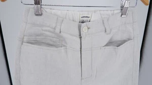 Plantation by Issey Miyake 28 unisex white gray elastic stretchable pants S - Picture 1 of 11