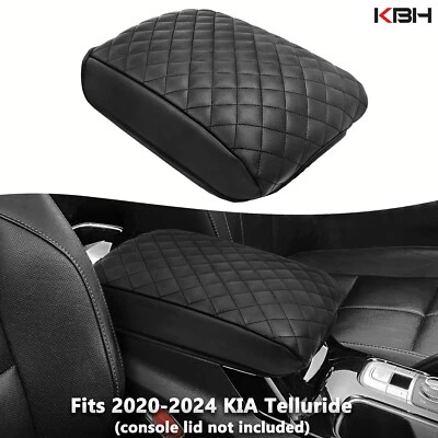 Center Console Lid Armrest Leather Cover Cushion Pad fit KIA Telluride 2020-2025 - Image 1 of 4