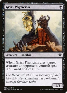 MTG Magic THB Theros Beyond Death - 1x EN NM 100 C Grim Physician - Picture 1 of 1