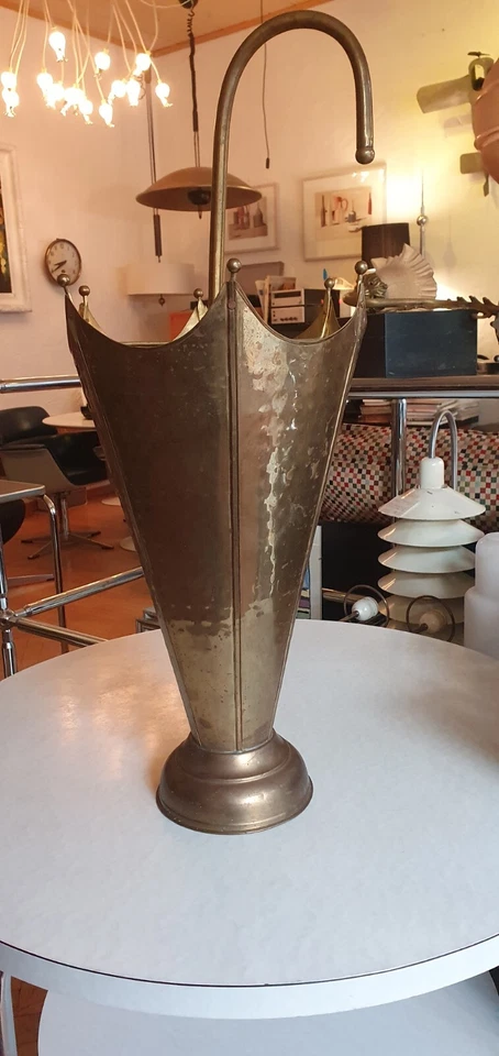 Regenschirmständer Mid Century Design. 60er. Messing. Umbrella stand. Noch... - Bild 1 von 3