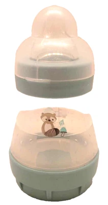 MAM Easy Start 5 oz azul anticólico con mapache Foto 1 de 2