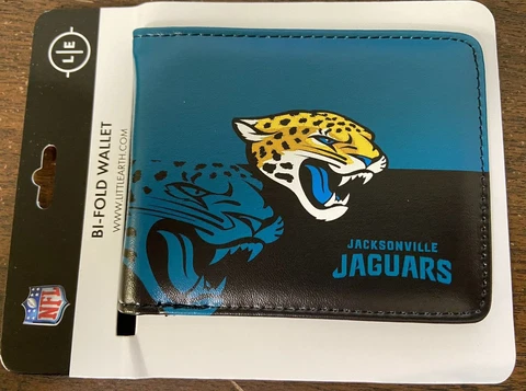Jacksonville Jaguars NFL Men's Bi-Fold Little Earth Wallet Cover