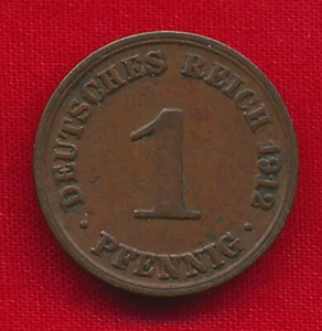 Germany - Empire 1912A PFENNIG (Copper) - Picture 1 of 2