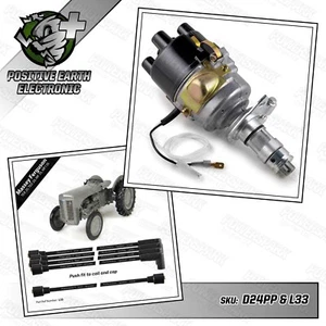 Massey Ferguson TEA 20 MF35 135 Positive Earth Electronic Distributor HT Leads - Picture 1 of 7