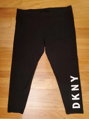 🖤 DKNY Sport XL Leggings – Stretch Yoga Pants w/ Bold Logo | Athleisure Chic - Image 1 of 4