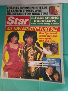 14 de marzo de 1989 Star Magazine Tabloid Oprah, Charles Bronson - Imagen 1 de 2