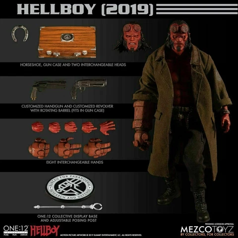 Mezco Toys One:12 Collective HELLBOY 2019 Movie Action Figure Cover