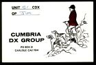 1 x QSL Card Radio UK Cumbria DX Group Carlisle 1988 - art ≠ T682