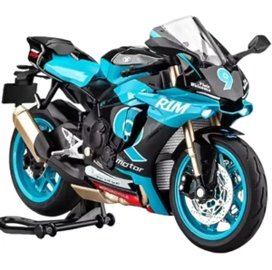1:12 Yamaha R1M Diecast Motorcycle Model Alloy Scale Toy Bike for Kids Gifts - Picture 1 of 8