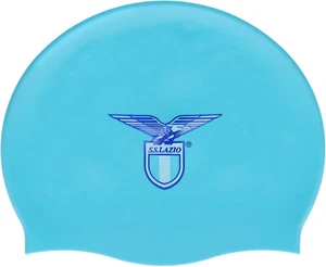 S.S Lazio Cuffia Nuoto in Silicone per Adulti e Bambini Articolo Ufficiale - Picture 1 of 3