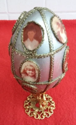 oeuf porte photo type fabergé vintage - Photo 1/4