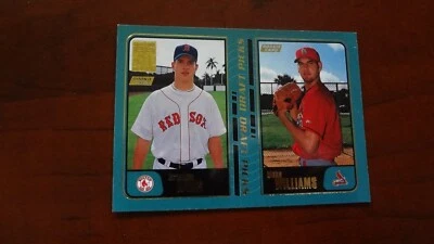 2001 TOPPS #743 DRAFT PICKS BRANDON MIMS/  BLAKE WILLIAMS BASEBALL CARD - Image 1 of 2