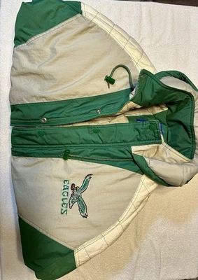 Philadelphia Eagles Men's Vintage Kelly Green Starter Jacket Size XL - Image 1 of 4