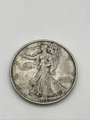 1937 50C Walking Liberty Half Dollar - Image 1 of 2