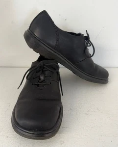 Dr Martens Lorrie III - Womens UK 4 - Soft Black Leather Shoes Loafers DM - Picture 1 of 5