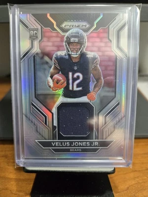 2022 Panini Prizm #RG-VJ Velus Jones Jr. Rookie Gear Chicago Bears - Image 1 of 2