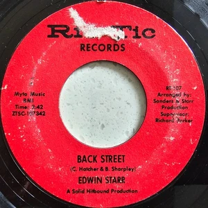 Edwin Starr - Back Street - 1966 Northern Soul US Import 7" - Picture 1 of 4