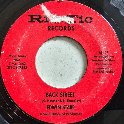 Edwin Starr - Back Street - 1966 Northern Soul US Import 7" - Image 1 of 4