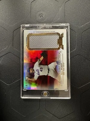 2013 Topps Tribute Commemorative Cuts Relics R.A. Dickey #CC-RD Red 10/ 10 - Image 1 of 2