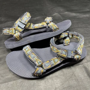 Teva Original Universal Sandals Women’s Size 7 Native Geometric Patterns Blue BP - Picture 1 of 10