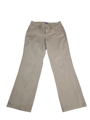 Dockers Pants Womens 12P Petite Brown Metro Pant Stretch Chino Trousers Work - Image 1 of 4
