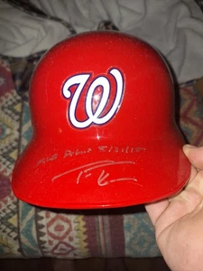 Trea Turner Full Size Helmet Washington Nationals MLB debut Autographed  - Picture 1 of 6