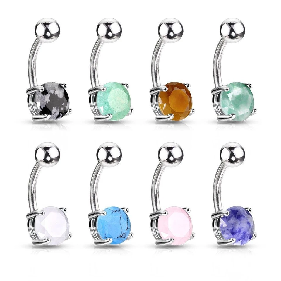 Piercing para el vientre de piedras semipreciosas Foto 1 de 1