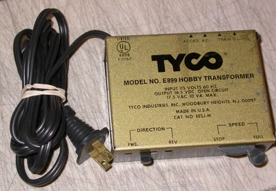 Vintage Tyco Model Trains Toy Hobby Transformer Model No. E899 Tested Good - Image 1 of 3