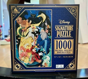 2025 Disney Parks Ryan Riller Zauberer Mickey Fantasia 1000-teiliges Puzzle-Set neu - Bild 1 von 2