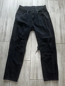 American Eagle Womens 90s Slim Distressed Boyfriend Jeans Size 2 Short - Picture 1 of 3