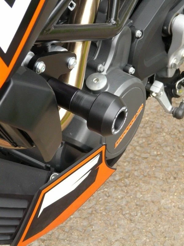 KTM 390 Duke 2013-2015 RD Moto Kit Tamponi paratelaio - Nero Foto 1 de 1