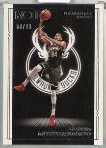 2020-21 Giannis Antetokounmpo /99 PANINI Noir #85  