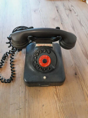 Wählscheibentelefon W 38 # RFT # DDR # - Bild 1 von 4