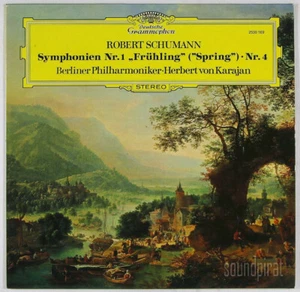 KARAJAN & BPO SCHUMANN SYMPHONIES Nos. 1 & 4 DGG ED.1 STEREO 2530169 SEALED - Picture 1 of 6