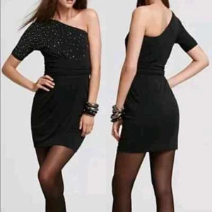 NWT Vince Camuto Black Cocktail Dress Party Rhinestones Womens Size 12 MSRP $140 - Picture 1 of 10