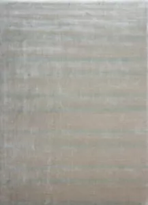 Luxurious Viscose Handmade Hand Loom Rugs Color Blue Surf/Linen For Area Rug - Picture 1 of 4