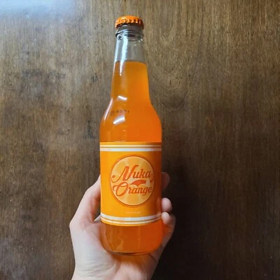 Nuka Cola Orange Cosplay Prop | Gamer Gifts | Soda Pop | Fallout 76 | Fallout 4 - Image 1 of 4