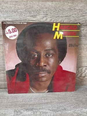 Harold Melvin The Blue Notes SEALED Lp All Things Happen In Time MCA5261 1981 - Image 1 of 2