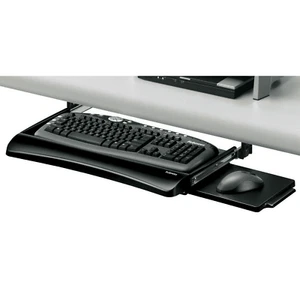 Fellowes Underdesk Keyboard Drawer - Height Adjustable with Mouse Tray - Picture 1 of 2