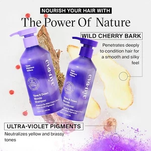 Eva NYC Tone It Down Blond Shampoo and Conditioner 8.8 oz - Picture 1 of 5