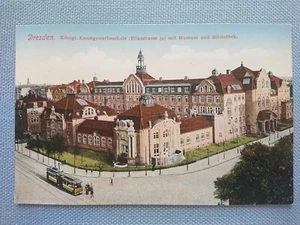 alte Ansichtskarte Postkarte AK Dresden Königl. Kunstgewerbeschule Eliasstrasse - Bild 1 von 2