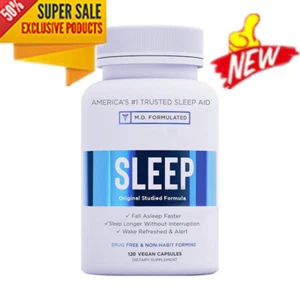 US.120 Cápsulas Relaxium Sleep - Ayuda a Relajar y Promover el Sueño, Salud y Natural NUEVO - Imagen 1 de 14