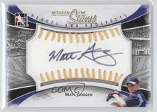 2011 ITG Heroes and Prospects Between the Seams Gold Stitch /19 Matt Gorgen Auto