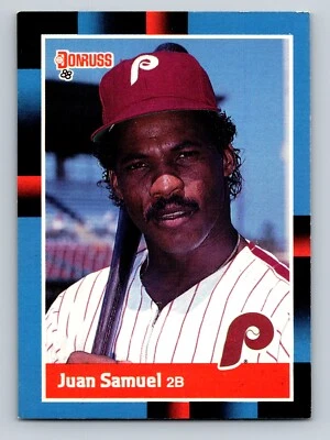 Juan Samuel 1988 Donruss #288 Philadelphia Phillies - Image 1 of 2
