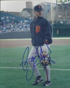 Autographed 8x10 Brian Johnson San Francisco Giants Pitcher Padres 1997 HR
